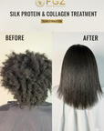 NANOPLASTY STRAIGHTENING TREATMENT (Silk Protein / Collagen / Bromelain) Hair Volume Reduction 1kg by FGZ