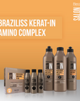 Recamier 3-Step System SalonIn Braziliss Keratin Hair Brazilian Straightening Treatment