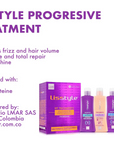 Liss Style Keratin Treatment 1L (2 Step Kit) - Hair Straightening System