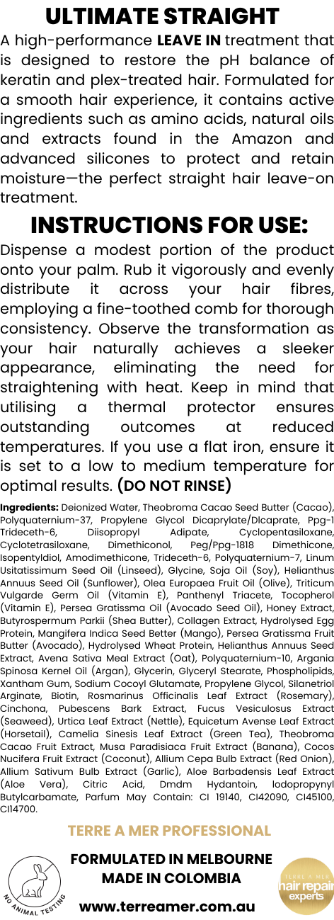 Ultimate Straight Leave-IN (120ml)